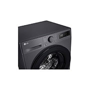LG 9/6 кг, макс. 1400 оборота/мин., Пералня със сушилня с пара, AI DD™ технология, Преден изглед отгоре, F4DR509SBM, thumbnail 5