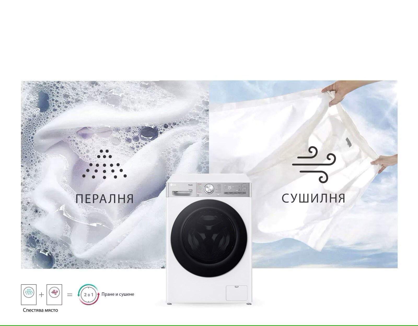 Пералня и сушилня в едно