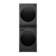 LG  WashTower™, 12/10 кг, макс. 1400 оборота/мин.,  Steam™, TurboWash™360, Автоматично почистване на кондензатора и ThinQ™ WiFi , WT1210BBF, thumbnail 2