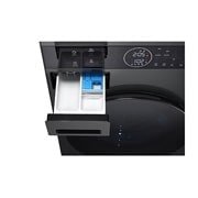 LG  WashTower™, 12/10 кг, макс. 1400 оборота/мин.,  Steam™, TurboWash™360, Автоматично почистване на кондензатора и ThinQ™ WiFi , WT1210BBF, thumbnail 4