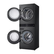 LG  WashTower™, 12/10 кг, макс. 1400 оборота/мин.,  Steam™, TurboWash™360, Автоматично почистване на кондензатора и ThinQ™ WiFi , WT1210BBF, thumbnail 15