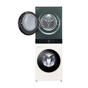 LG  WashTower™, 12/10 кг, макс. 1400 оборота/мин.,  Steam™, TurboWash™360, Автоматично почистване на кондензатора и ThinQ™ WiFi , WT1210EGF, WT1210EGF, thumbnail 8