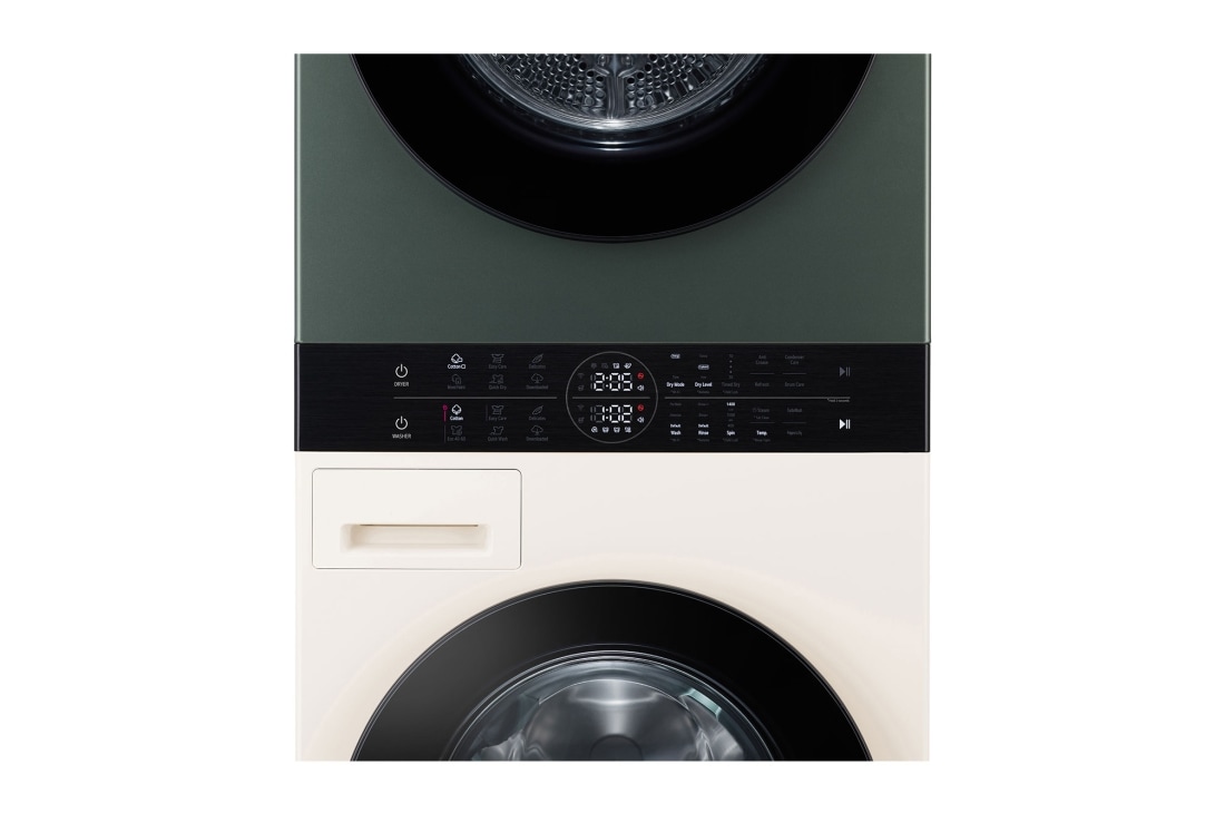LG  WashTower™, 12/10 кг, макс. 1400 оборота/мин.,  Steam™, TurboWash™360, Автоматично почистване на кондензатора и ThinQ™ WiFi , WT1210EGF, WT1210EGF, thumbnail 6