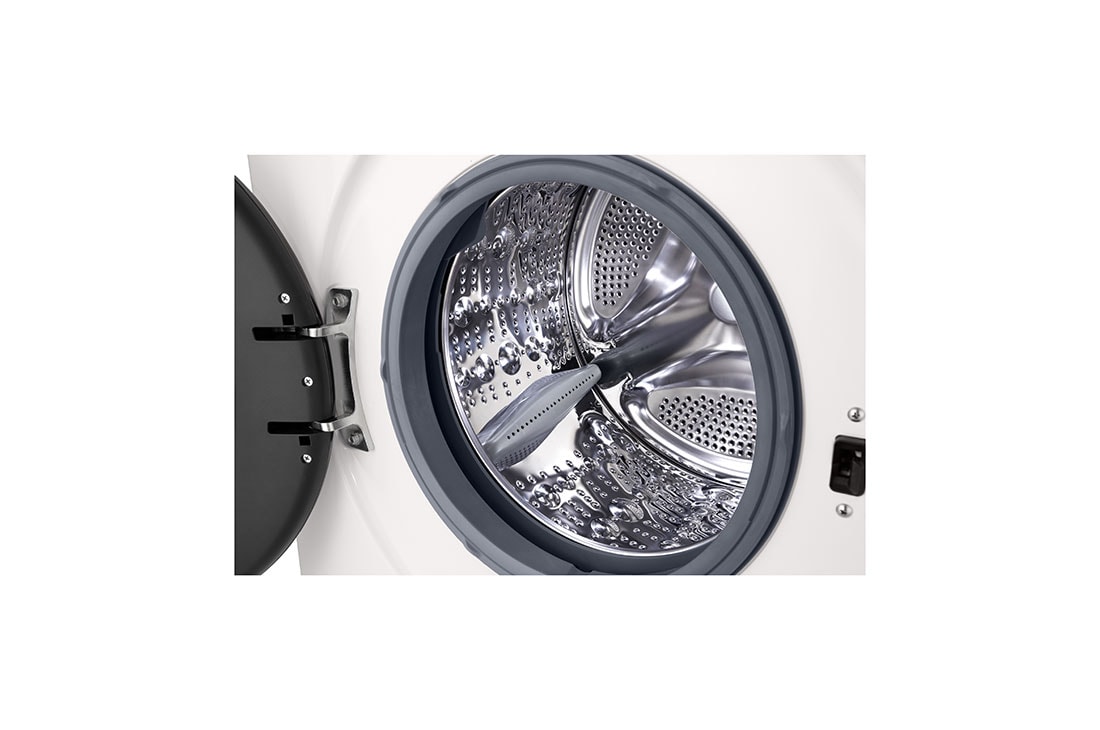 LG 9 кг, макс. 1400 оборота/мин., Перална машина с пара, WiFi , Изглед на барабана, F4X1009NWB, thumbnail 4