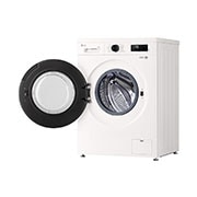LG 9 кг, макс. 1400 оборота/мин., Перална машина с пара, WiFi , Изглед от дясна страна с отворена врата, F4X1009NWB, thumbnail 9