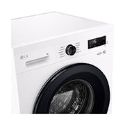 LG 9 кг, макс. 1400 оборота/мин., Перална машина с пара, WiFi , Изглед от лява страна, F4X1009NWK, thumbnail 3