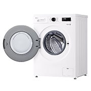 LG 9 кг, макс. 1400 оборота/мин., Перална машина с пара, WiFi , Изглед в перспектива отдясно, F4X1009NWK, thumbnail 9