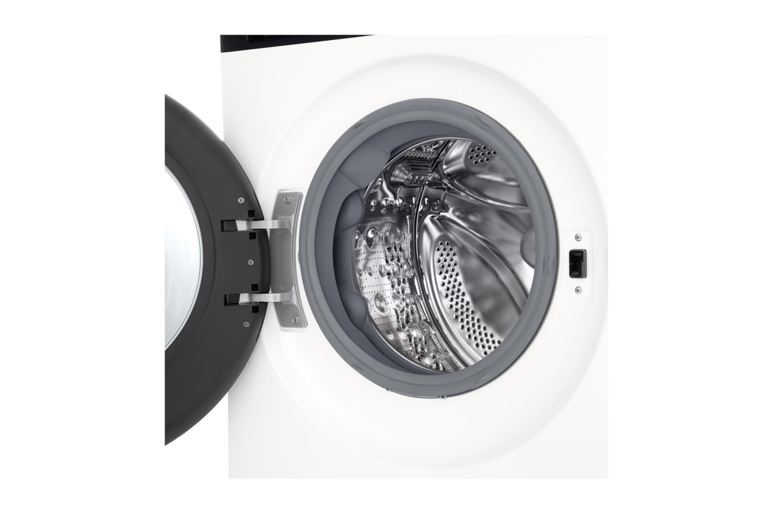 LG 11 кг, макс. 1400 оборота/мин., Перална машина с пара, TurboWash™360, AI DD™ и WiFi , Изглед на барабана, F4X5011THB, thumbnail 3