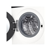 LG 11 кг, макс. 1400 оборота/мин., Перална машина с пара, TurboWash™360, AI DD™ и WiFi , Изглед на барабана, F4X5011THB, thumbnail 3