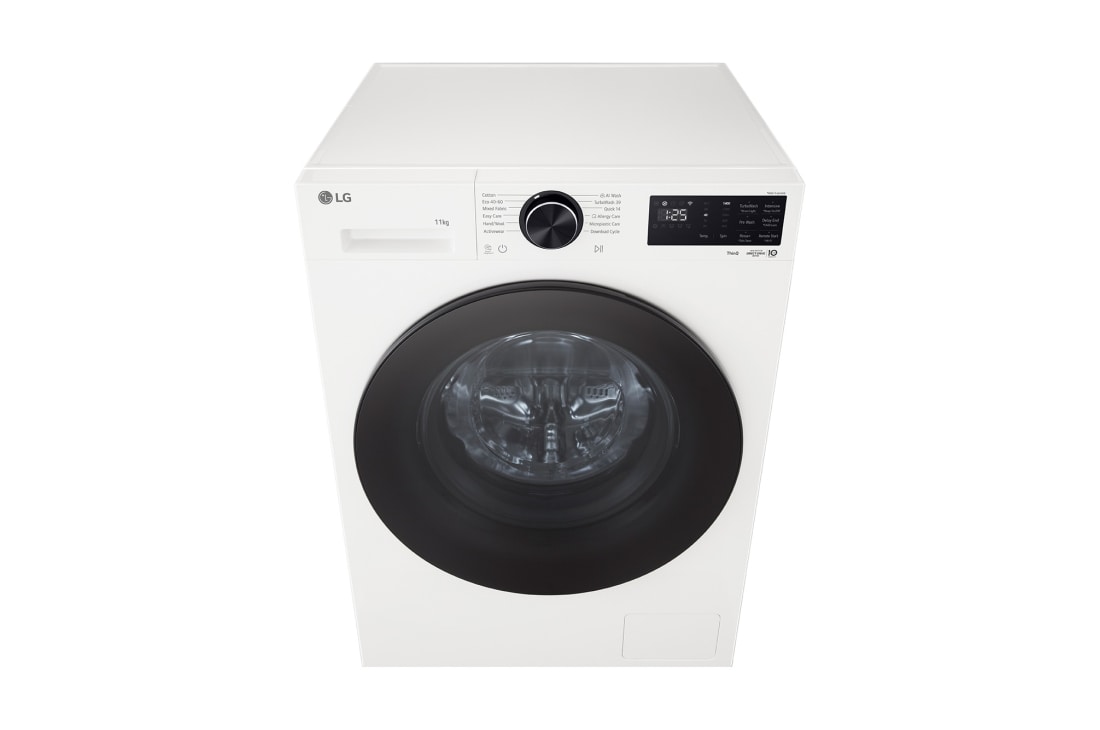 LG 11 кг, макс. 1400 оборота/мин., Перална машина с пара, TurboWash™360, AI DD™ и WiFi , 11 кг, макс. 1400 оборота/мин., Перална машина с пара, TurboWash™360, AI DD™ и WiFi , F4X5011TWB, thumbnail 3