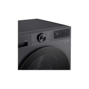 LG 11 кг, макс. 1400 оборота/мин., Перална машина с пара, TurboWash™360, AI DD™ и WiFi , Преден изглед отгоре, F4X5011TBB, thumbnail 4