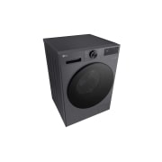 LG 11 кг, макс. 1400 оборота/мин., Перална машина с пара, TurboWash™360, AI DD™ и WiFi , Перспективен изглед от ляво, F4X5011TBB, thumbnail 9