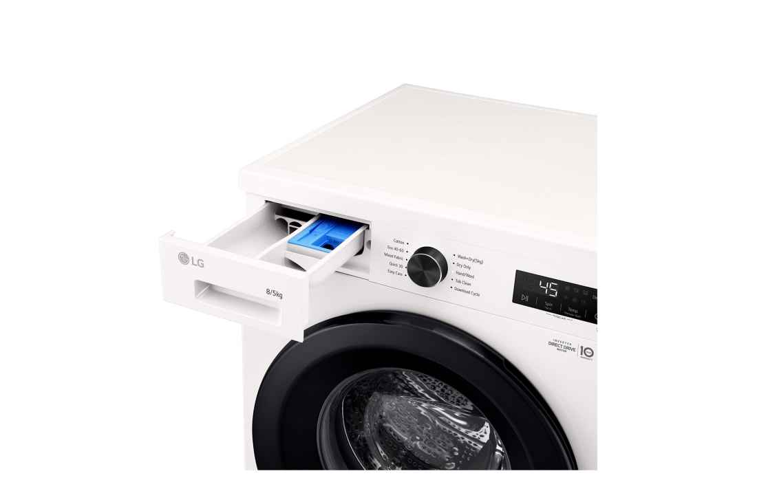 LG 8/5 кг, макс. 1400 оборота/мин., Пералня със сушилня с пара, 8/5 кг, макс. 1400 оборота/мин., Пералня със сушилня с пара, W4X1085NWK, thumbnail 6