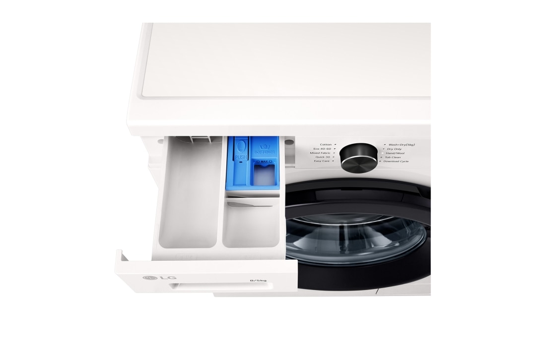 LG 8/5 кг, макс. 1400 оборота/мин., Пералня със сушилня с пара, 8/5 кг, макс. 1400 оборота/мин., Пералня със сушилня с пара, W4X1085NWK, thumbnail 7
