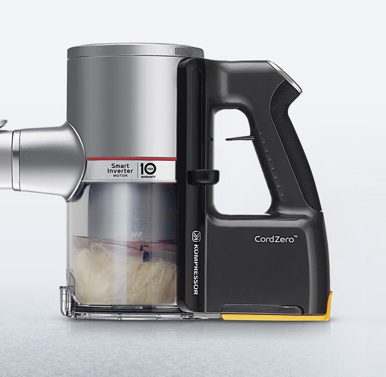 Технология Kompressor™ за максимално увеличаване на капацитета на кошчето.