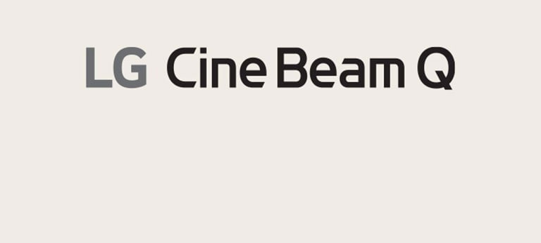 Лого на LG CineBeam Q.