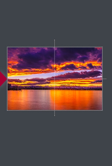 Автоматично коригирана картина