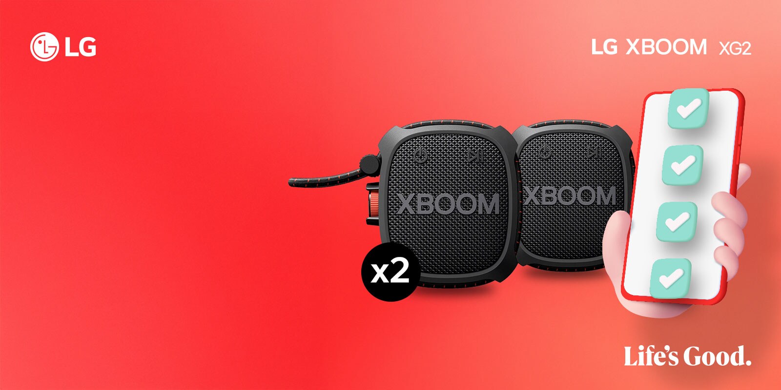 Спечели Bluetooth колонка LG XBOOM Go XG2T!