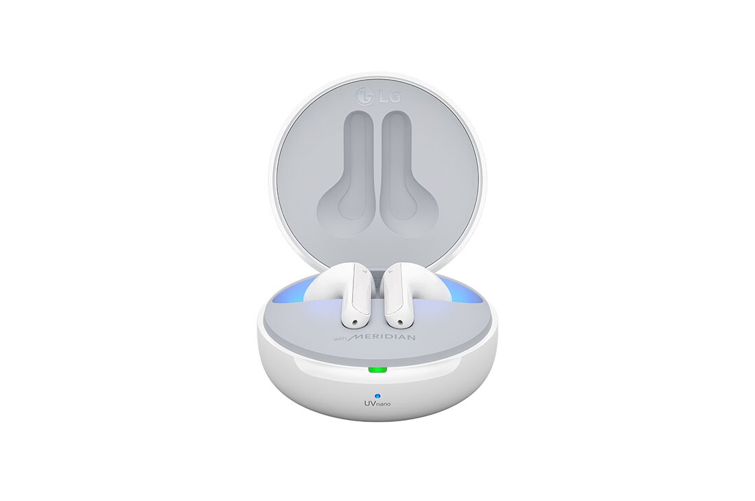 LG HBS-FN7, Изглед отпред на отворена кутийка, осветена от луната, HBS-FN7, thumbnail 6