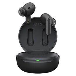 Изображение със слушалки, носещи се над затворена кутийка.2