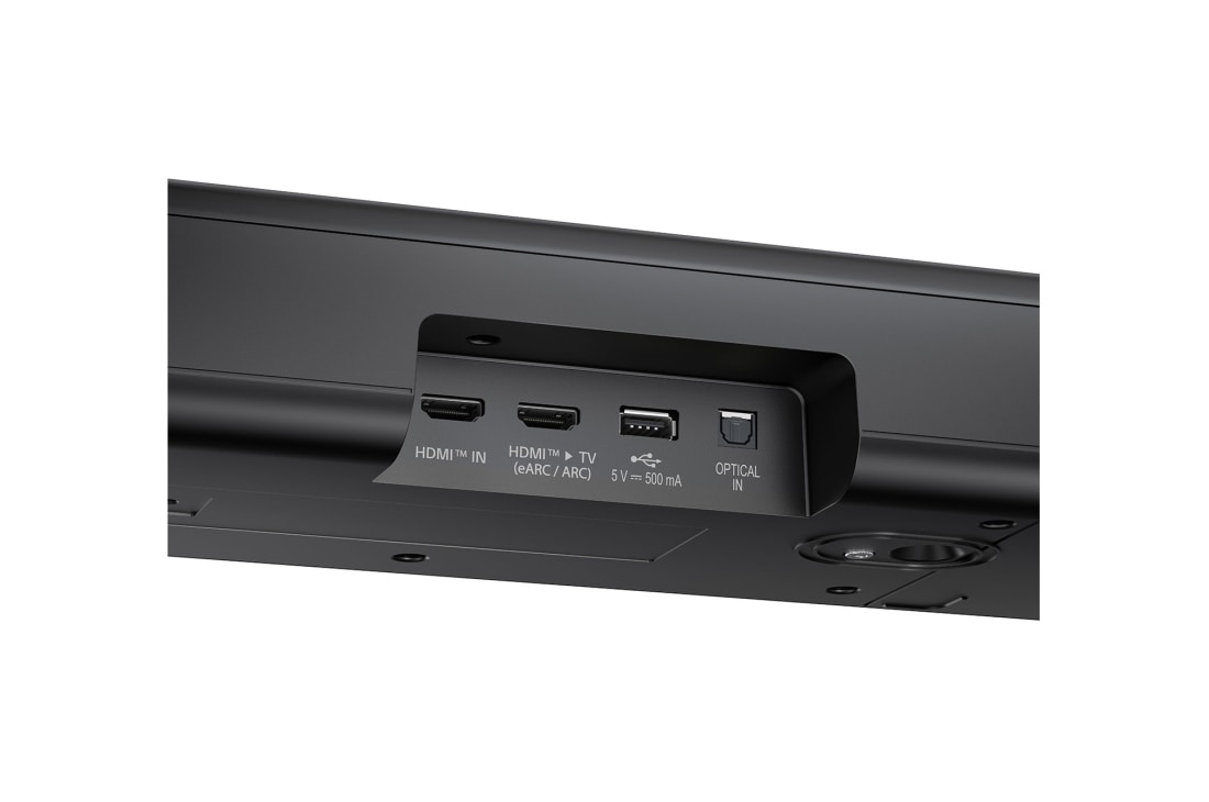 LG Саундбар за телевизор с Dolby Atmos 3.1.3 channel S77TY 2024, Изглед под ъгъл на гърба на LG Soundbar S77TY, S77TY, thumbnail 7