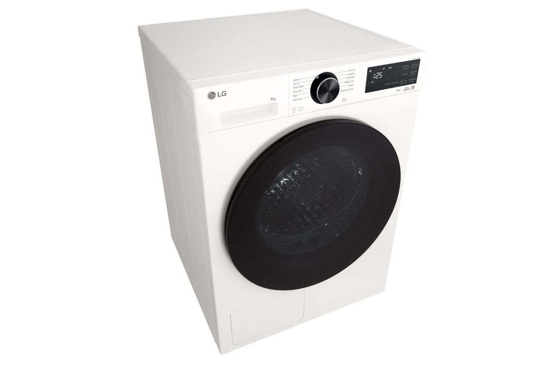LG 8 кг, Eco Hybrid™ Сушилня с DUAL Inverter HeatPump, Автоматично почистване на кондензатора и ThinQ™ WiFi, Сушилня с DUAL Inverter HeatPump - RHX5008TWB, RHX5008TWB, thumbnail 9
