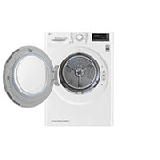 LG 8 кг, Eco Hybrid™ Сушилня с DUAL Inverter HeatPump , Автоматично почистване на кондензатора и ThinQ™ WiFi, RC80U2AV4Q, thumbnail 2