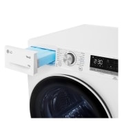 LG 10 кг, Eco Hybrid™ Сушилня с DUAL Inverter HeatPump, Автоматично почистване на кондензатора и ThinQ™ WiFi, RH10V9AV4W, thumbnail 8