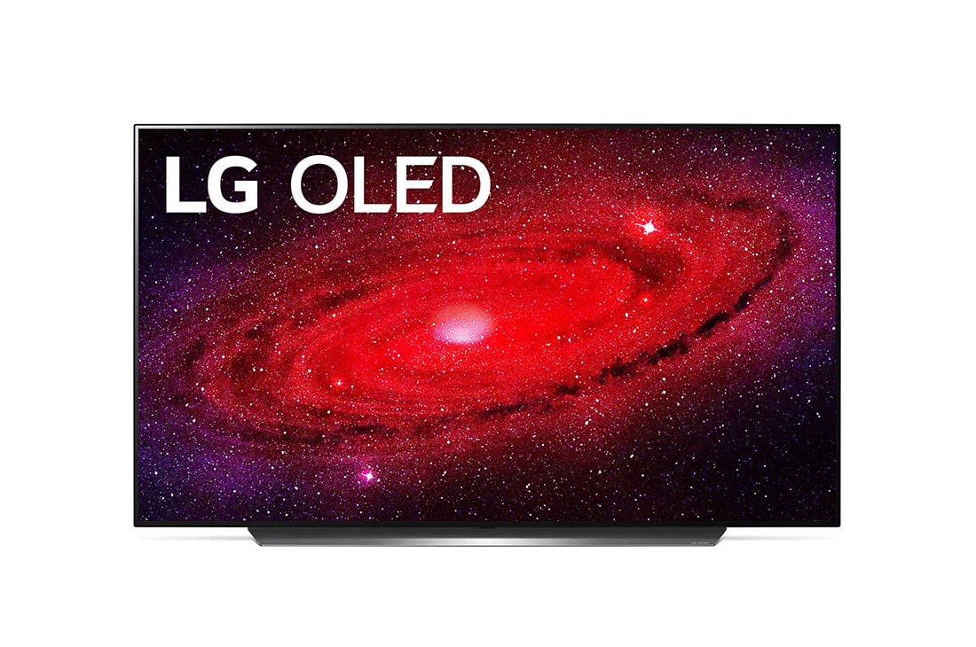 LG 55'' (139 cm) 4K HDR Smart OLED TB,  изглед отпред със запълваща снимка, OLED55CX3LA