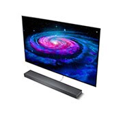 LG WX 65-инчов 4K смарт OLED телевизор, Изглед отгоре със запълваща снимка, OLED65WX9LA, thumbnail 5
