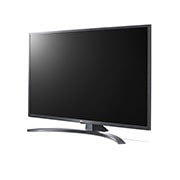 LG UN74 50-инчов 4K смарт UHD TV, изглед отстрани под ъгъл 30 градуса, 50UN74003LB, thumbnail 3