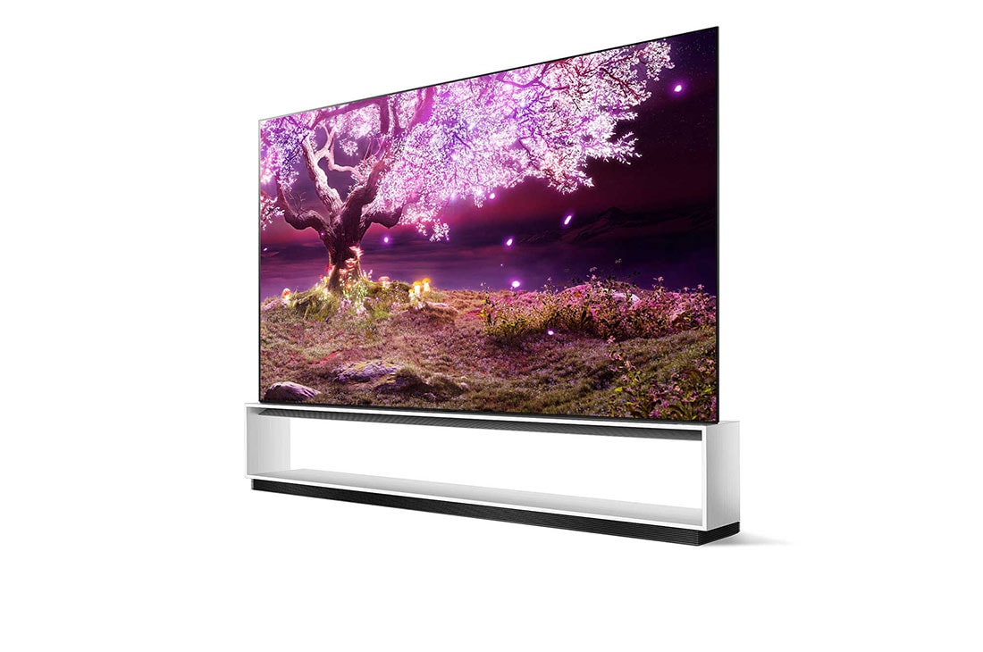 LG 88'' (224 cm) 8K HDR Smart SIGNATURE OLED TV, Изглед отстрани под ъгъл -30 градуса, OLED88Z19LA, thumbnail 3