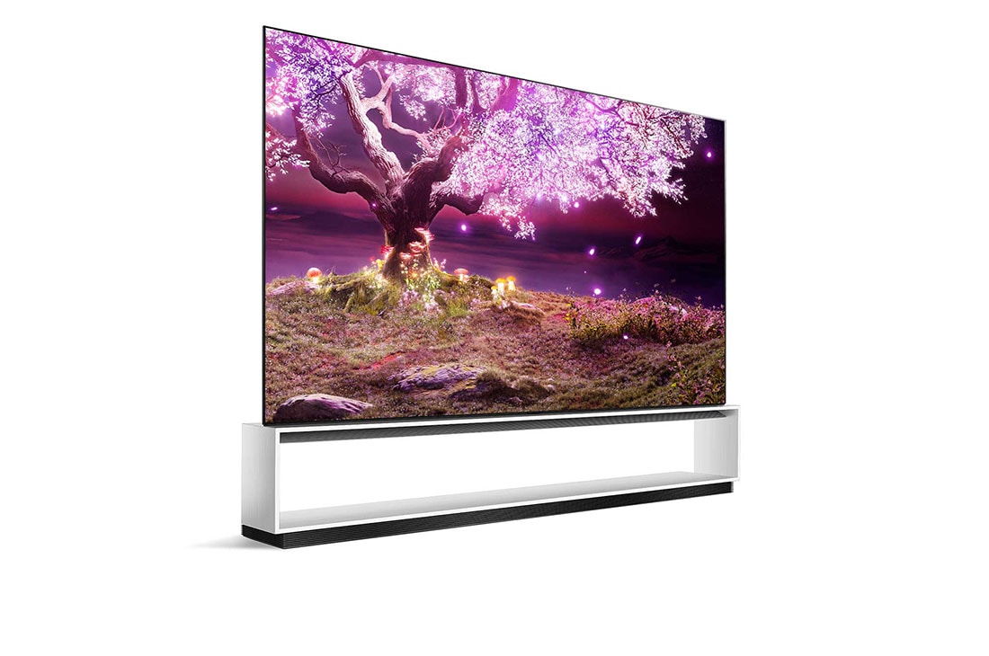 LG 88'' (224 cm) 8K HDR Smart SIGNATURE OLED TV, Изглед отстрани под ъгъл 30 градуса, OLED88Z19LA, thumbnail 5