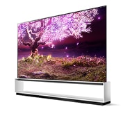 LG 88'' (224 cm) 8K HDR Smart SIGNATURE OLED TV, Изглед отстрани под ъгъл -30 градуса, OLED88Z19LA, thumbnail 3