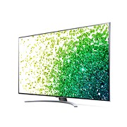 LG 65'' (164 cm) 4K HDR Smart Nano Cell TV, изглед отстрани под ъгъл 30 градуса със запълващо изображение, 65NANO883PB, thumbnail 3