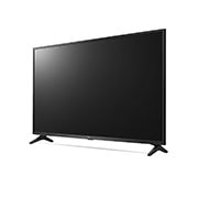 LG 50'' (127 cm) 4K HDR Smart UHD TV, изглед отстрани под ъгъл 30 градуса със запълващо изображение, 50UP75003LF, thumbnail 3