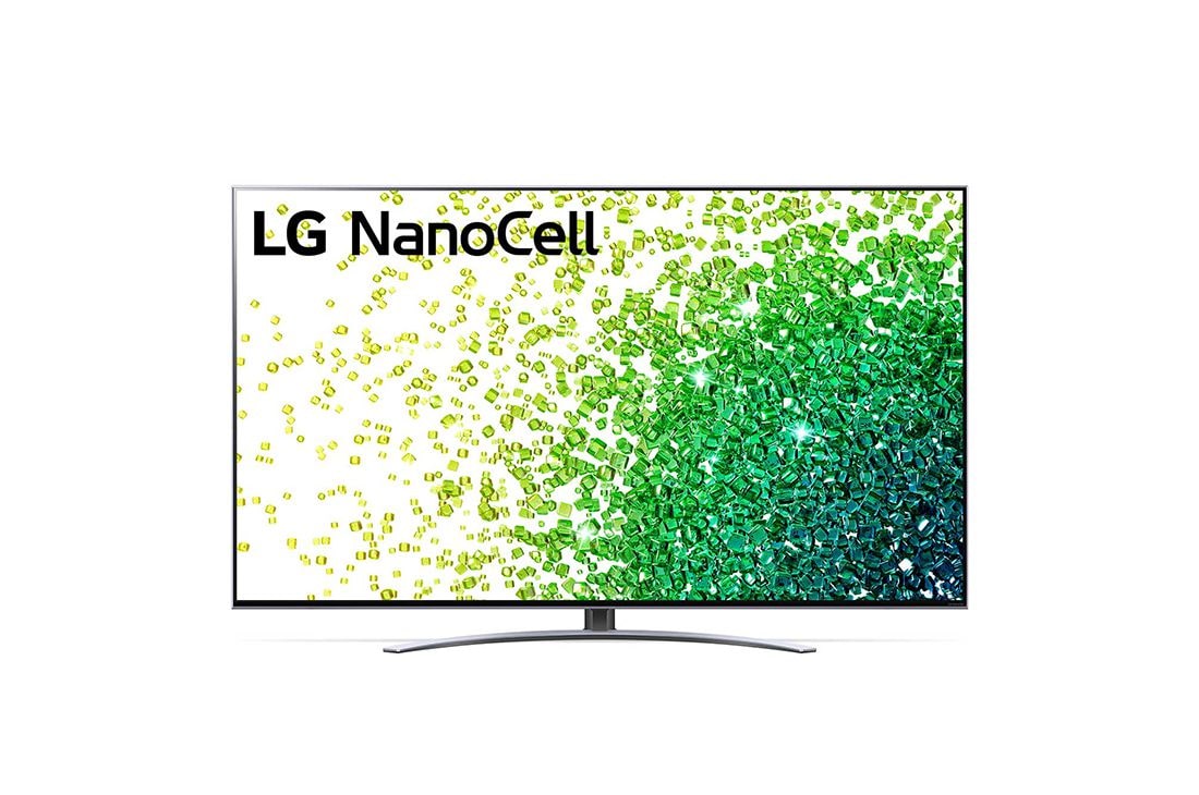 LG 50'' (127 cm) 4K HDR Smart Nano Cell TV, Изглед отпред на LG NanoCell TV, 50NANO883PB