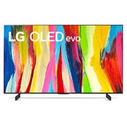 LG Смарт телевизор LG OLED evo C2 42 инча 4K, Изглед отпред , OLED42C21LA, thumbnail 1
