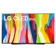 LG 83'' (211 cm) 4K HDR Smart OLED TV, Изглед отпред , OLED83C21LA, thumbnail 1