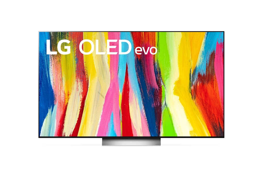 LG Смарт телевизор LG OLED evo C2 65 инча 4K, Изглед отпред , OLED65C22LB