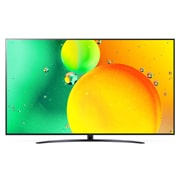 LG 86'' (217 cm) 4K HDR Smart Nano Cell TV, изглед отпред с изображение, 86NANO763QA, thumbnail 2