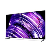 LG 77'' (196 cm) 8K HDR Smart OLED TV, Страничен изглед под лек ъгъл, OLED77Z29LA, thumbnail 2