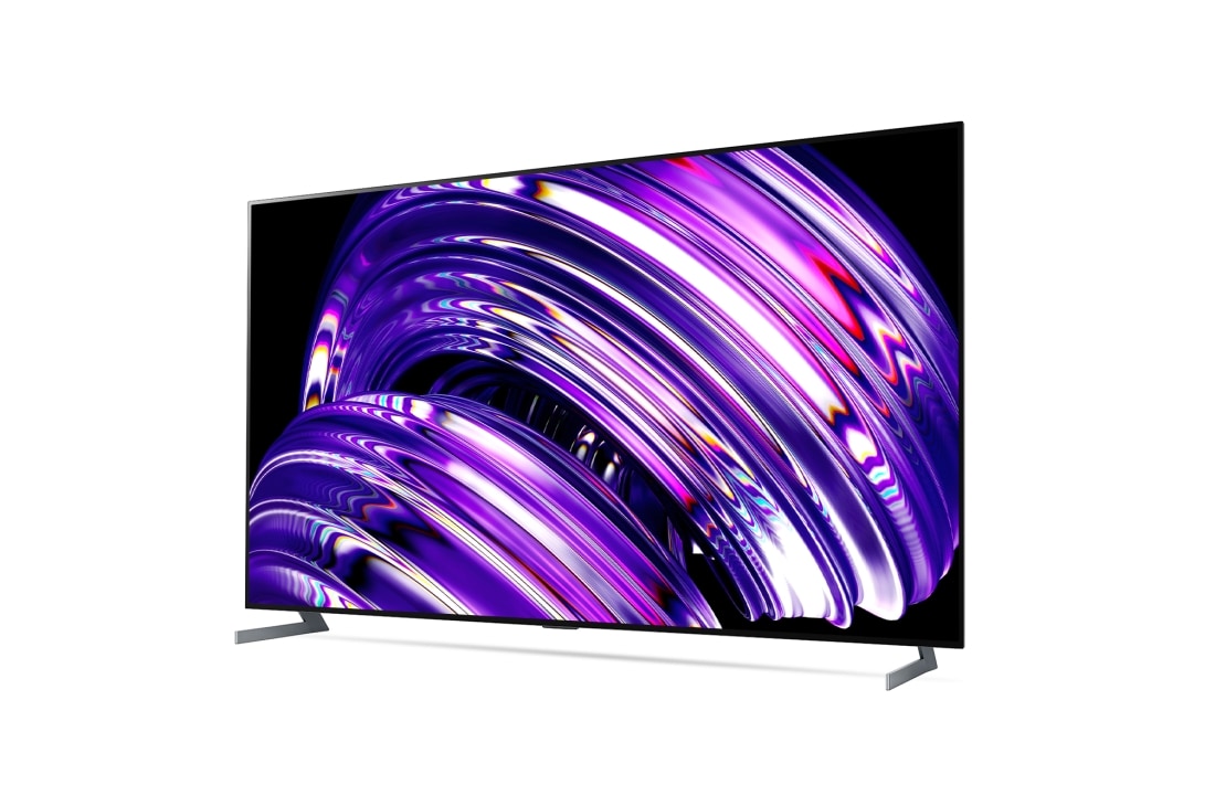 LG 77'' (196 cm) 8K HDR Smart OLED TV, Страничен изглед под лек ъгъл, OLED77Z29LA, thumbnail 2