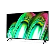 LG 65'' (164 cm) 4K HDR Smart OLED TV, Страничен изглед под лек ъгъл , OLED65A23LA, thumbnail 2