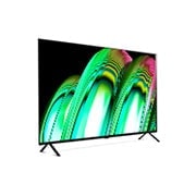 LG 48'' (122 cm) 4K HDR Smart OLED TV, Страничен изглед под лек ъгъл, OLED48A23LA, thumbnail 5