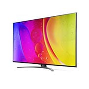 LG 55'' (139 cm) 4K HDR Smart Nano Cell TV, изглед отстрани под ъгъл 30 градуса с изображение, 55NANO813QA, thumbnail 3