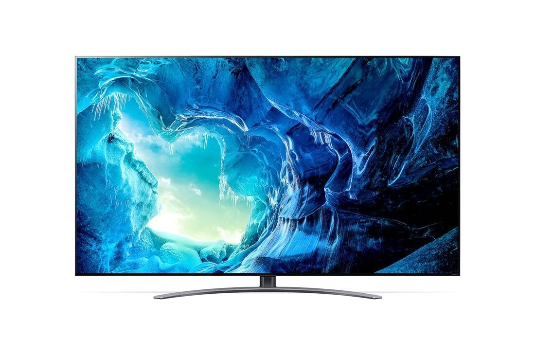 LG QNED 65'' QNED96 MiniLED 8K TV, изглед отпред с изображение, 65QNED963QA, thumbnail 2