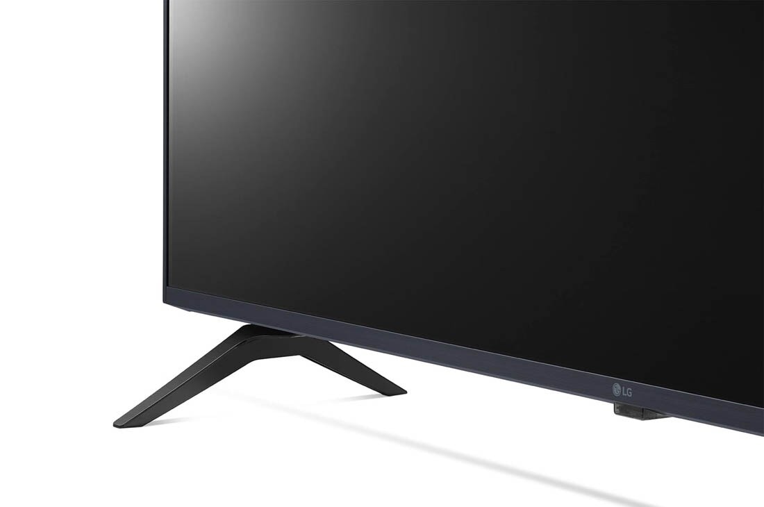 LG  LG UHD UR80 43-инчов 4K смарт телевизор от 2023 г., изглед на стойката в близък план, 43UR80003LJ, thumbnail 5