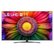 LG UHD UR81 65-инчов 4K смарт телевизор от 2023 г., Изглед отпред на LG UHD TV, 65UR81003LJ, thumbnail 1