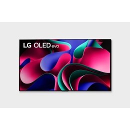 Изглед отпред с логото на LG OLED evo, емблемата „11 години OLED телевизор №1 в света“ и лого на 5-годишната грижа за панела2